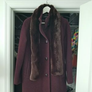 Jones New York, womans wool winter coat, sz 6